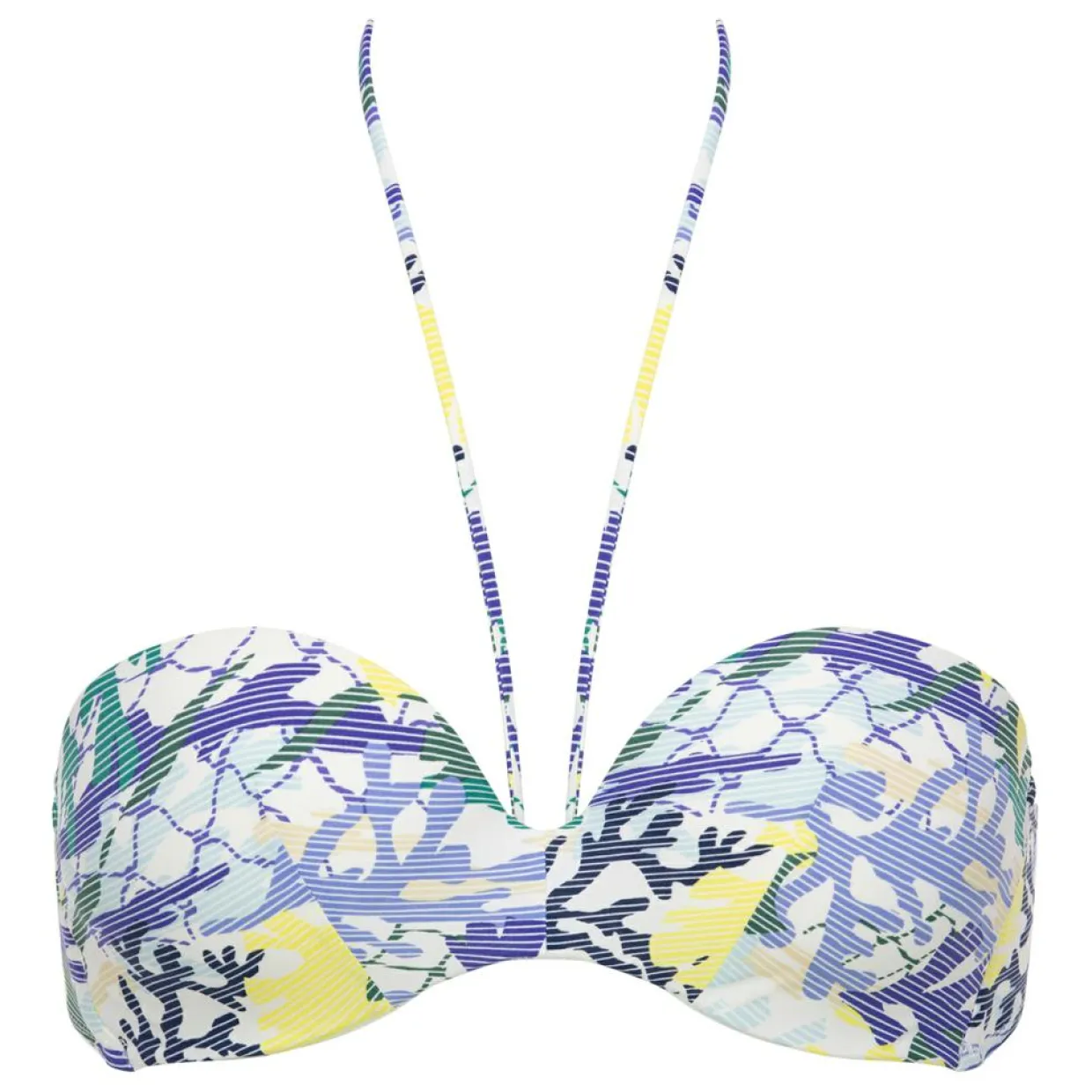 Haut de maillot de bain Coque Bandeau amovible Straps Seaside algues-Passionata Online