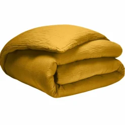 Housse de couette 100% Gaze de coton jaune-Baton Rouge