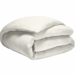 Housse de couette 100% Gaze de coton blanche-Baton Rouge Online