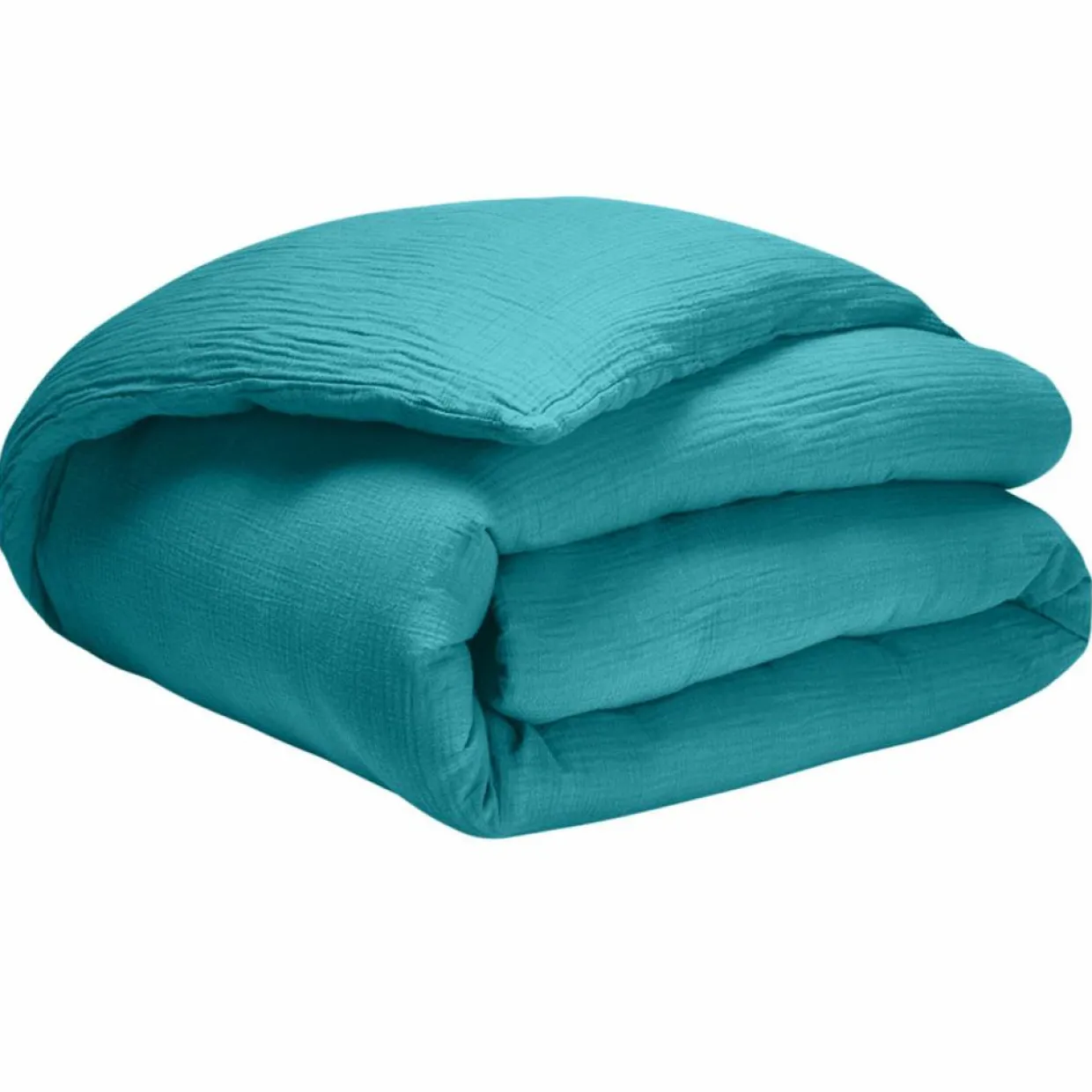 Housse de couette 100% Gaze de coton bleue-Baton Rouge New