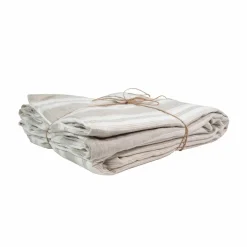 Bed and Philosophy Linge De Lit, Ensembles^Housse de couette en lin lavé et coton grise 220x240 cm