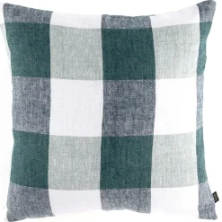 Haomy Coussins, Galettes De Sièges^Housse de coussin 100% Lin Palma céladon - 45x45 cm
