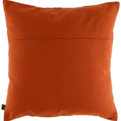Haomy Coussins, Galettes De Sièges^Housse de coussin 100% Lin Palma brique - 45x45 cm