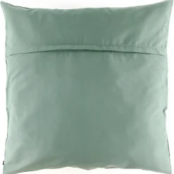 Housse de coussin 100% Lin Palma céladon - 80x80 cm-Haomy Discount