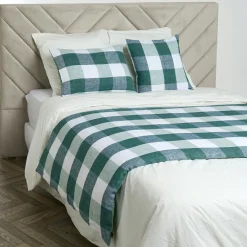 Haomy Coussins, Galettes De Sièges^Housse de coussin 100% Lin Palma céladon - 40x60 cm
