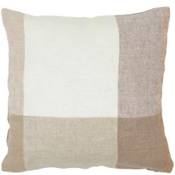 Haomy Coussins, Galettes De Sièges^Housse de coussin 100% Lin Saporo pétale - 45x45 cm