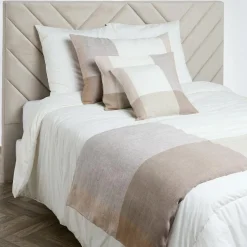 Haomy Coussins, Galettes De Sièges^Housse de coussin 100% Lin Saporo pétale - 50x80 cm