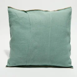 Apotheca Coussins, Galettes De Sièges^Housse de coussin en lin lavé jade - 45x45 cm