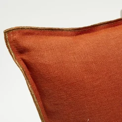 Apotheca Coussins, Galettes De Sièges^Housse de coussin en lin lavé tomette - 40x60 cm
