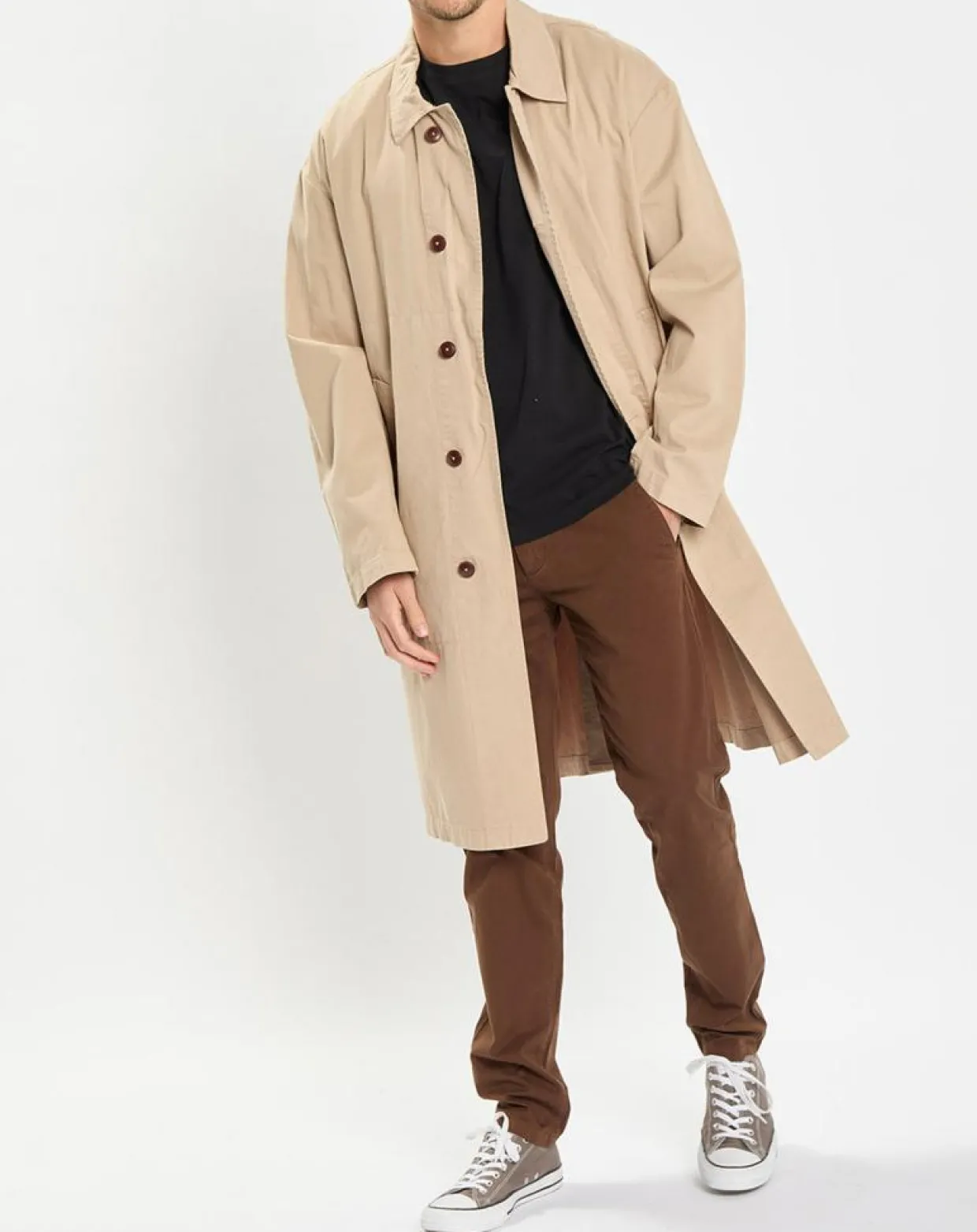 Imperméable en Coton Bio Non Doublé beige-Marc O'Polo Best
