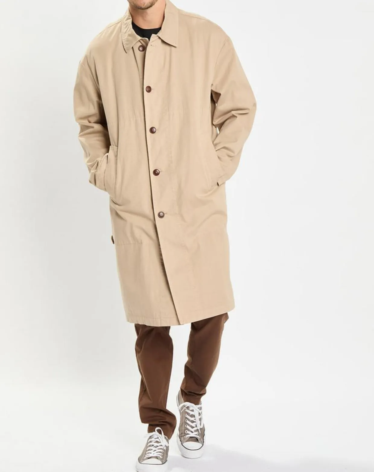 Imperméable en Coton Bio Non Doublé beige-Marc O'Polo Best