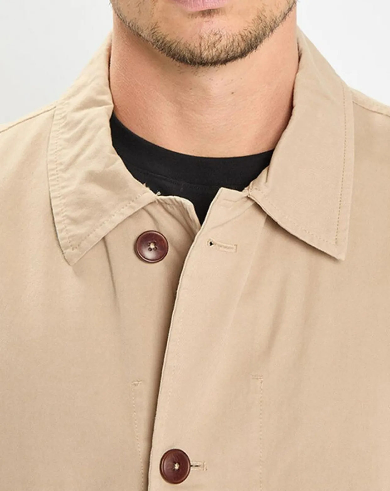 Imperméable en Coton Bio Non Doublé beige-Marc O'Polo Best