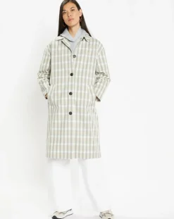 Imperméable en Coton Louis à carreaux beige-Galeries Lafayette Best