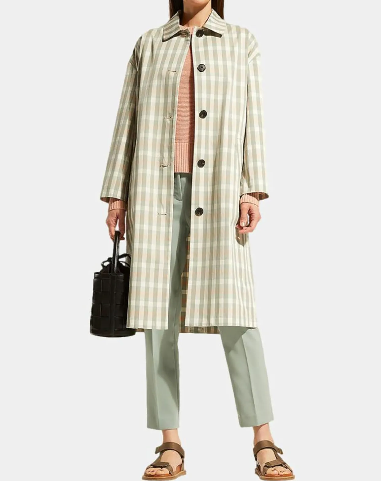 Imperméable en Coton Louis à carreaux beige-Galeries Lafayette Best