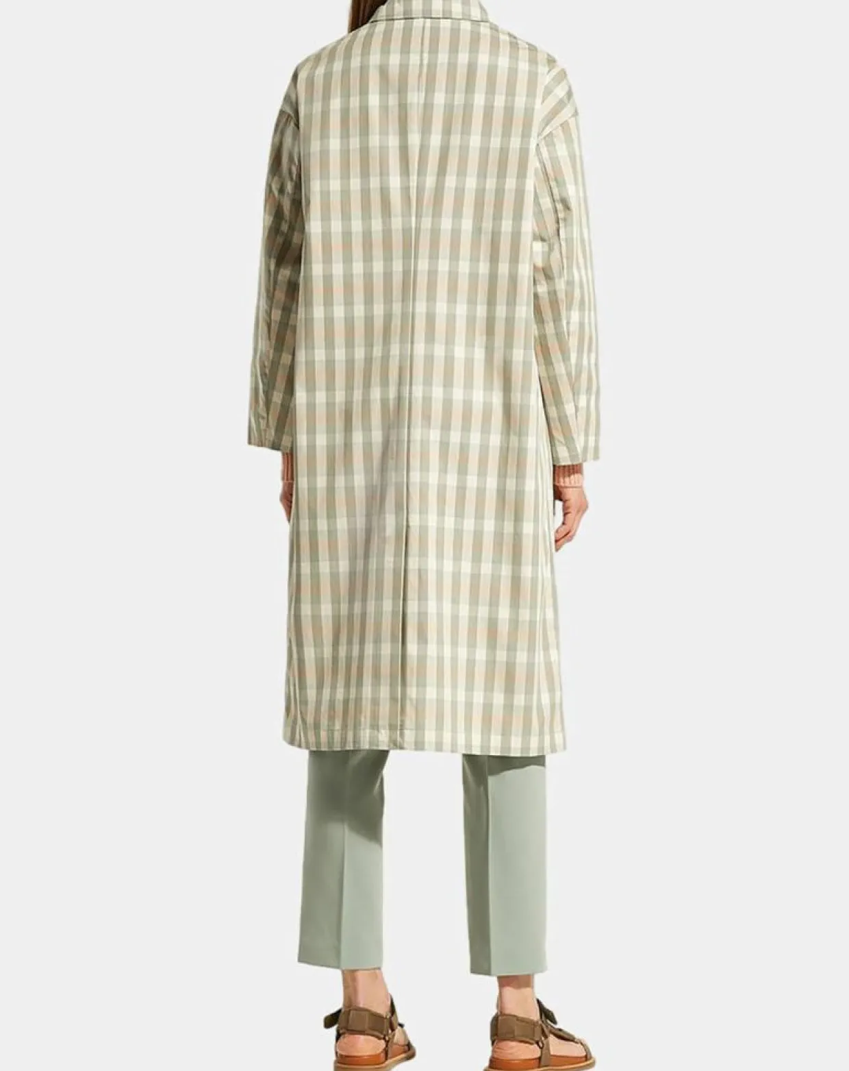 Imperméable en Coton Louis à carreaux beige-Galeries Lafayette Best