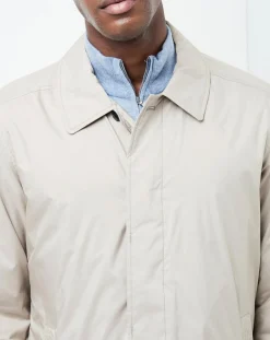 Homme Hackett London Manteaux^Imperméable Lightweight Mac beige