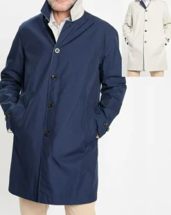 Homme Hackett London Manteaux^Imperméable réversible beige/ bleu