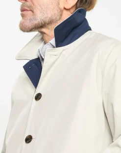 Homme Hackett London Manteaux^Imperméable réversible beige/ bleu