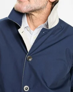 Homme Hackett London Manteaux^Imperméable réversible beige/ bleu