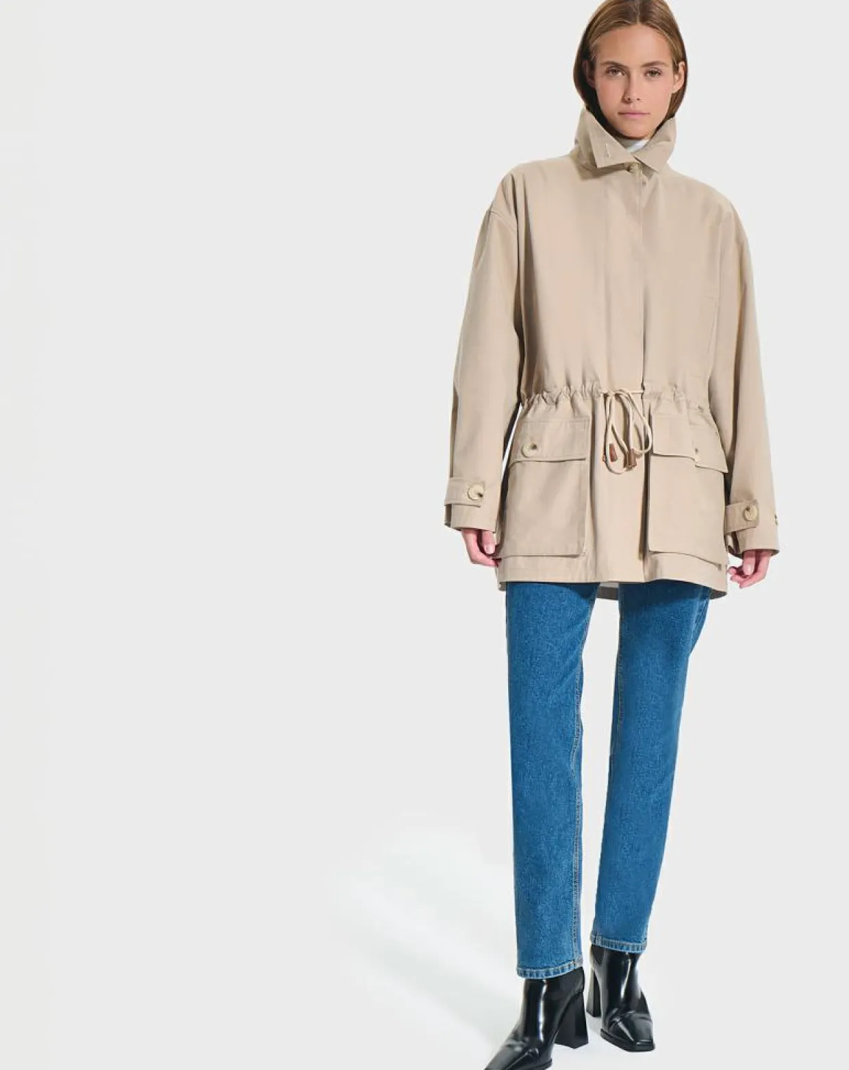Femme Zapa Manteaux^Imperméable Tama beige