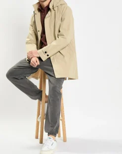Imperméable Technique à Capuche Non Doublé beige-Marc O'Polo Online