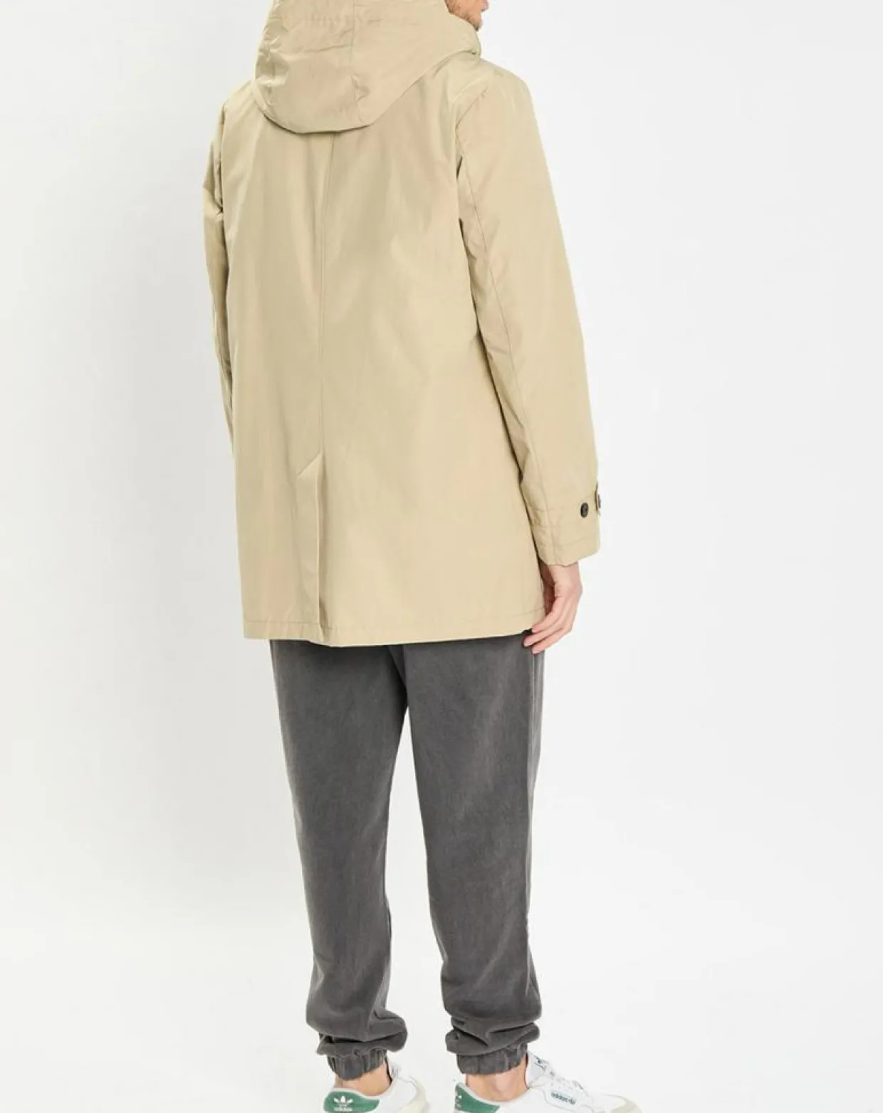 Imperméable Technique à Capuche Non Doublé beige-Marc O'Polo Online