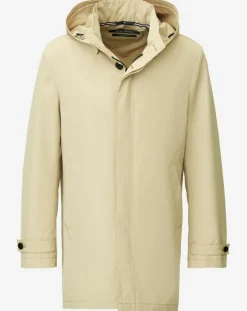 Imperméable Technique à Capuche Non Doublé beige-Marc O'Polo Online
