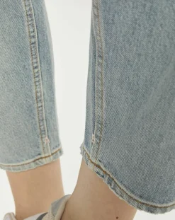 Femme Scotch & Soda Jeans^Jean 100% Coton Bio Ballon bleu clair