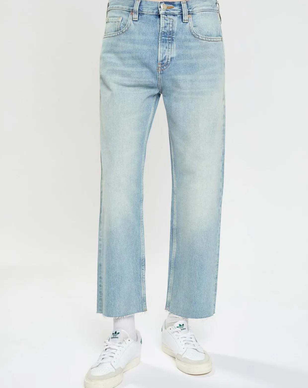Jean 100% Coton Bio Regular Fit bleu clair-Scotch & Soda Discount