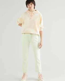 Jean 501 Crop In The Lime pastel jaune-Levi's® Online