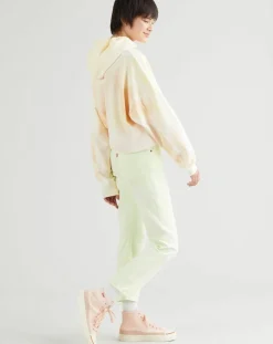 Jean 501 Crop In The Lime pastel jaune-Levi's® Online