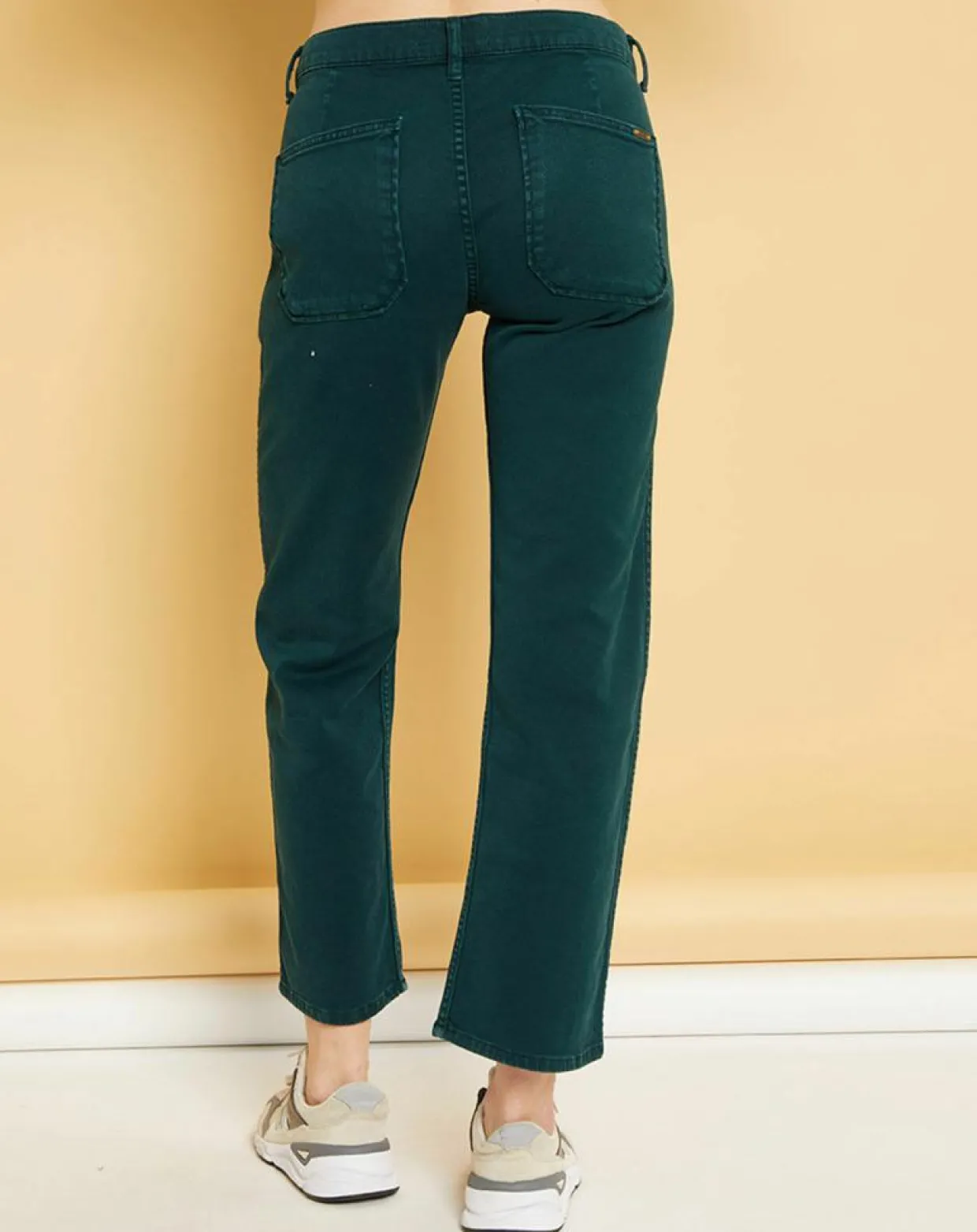 Jean Denim Georgia vert bouteille-Acquaverde Discount