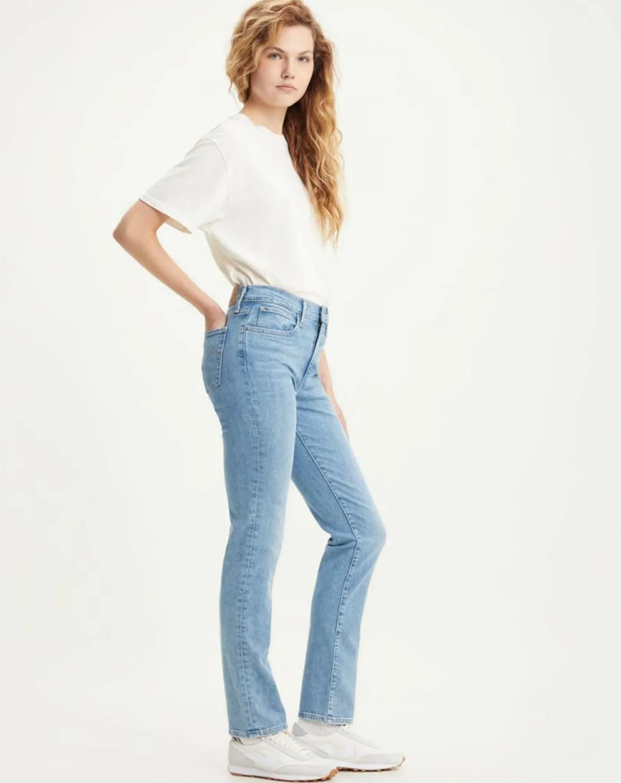 Jean 724 High Rise Slim taille haute bleu-Levi's® Sale