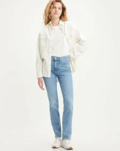 Jean 724 High Rise Slim taille haute bleu-Levi's® Sale