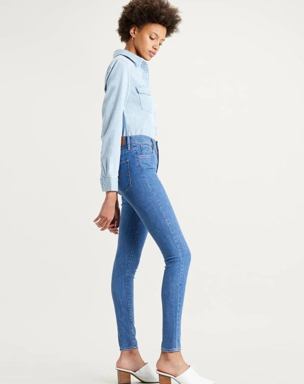 Jean 720 Hirise Super Skinny sculpt Eclips bleu-Levi's® Discount