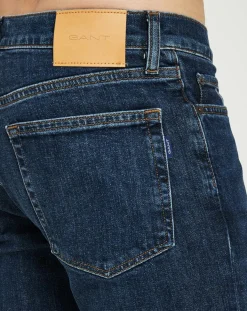 Homme Gant Jeans^Jean 5 poches bleu foncé