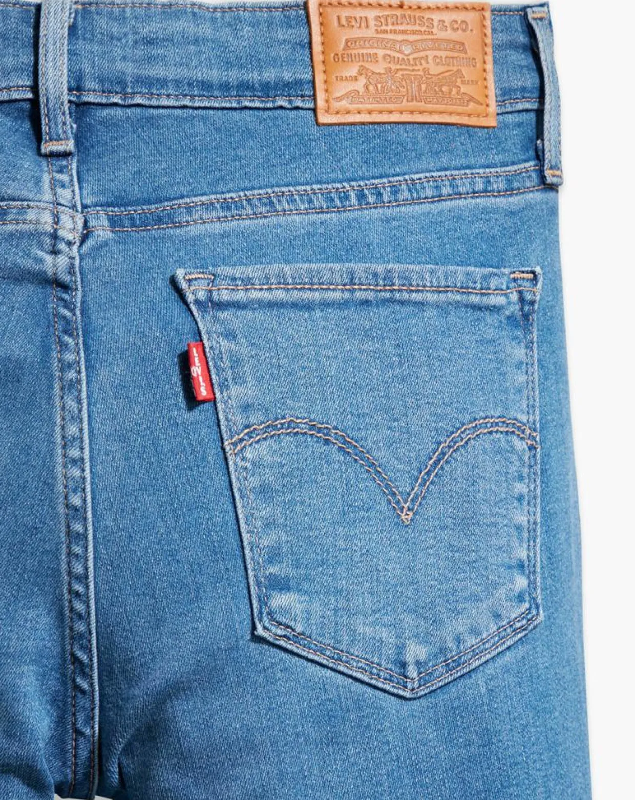 Jean 712 Slim Rio Love bleu-Levi's® Clearance