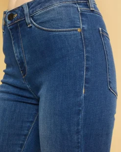 Femme Acquaverde Jeans^Jean slim Twiggy bleu foncé