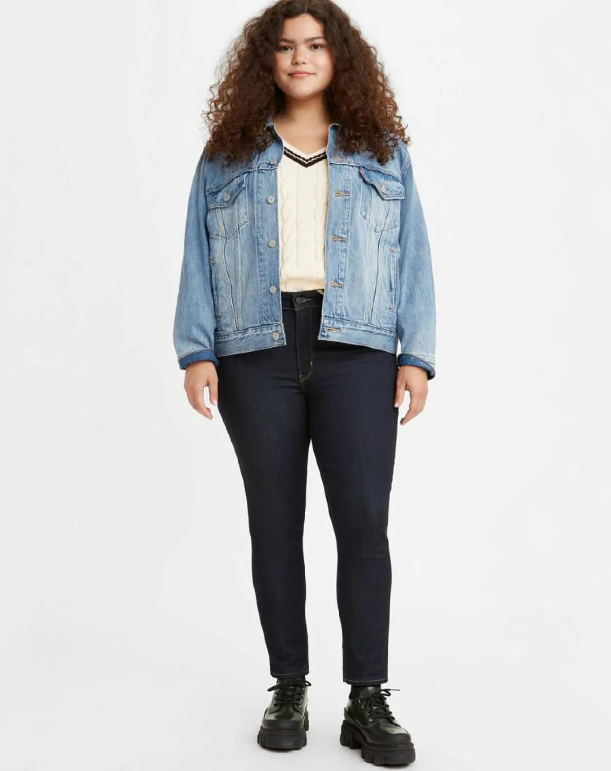 Femme Levi's® Jeans^Jean 721 taille haute Sculpt with Hypersoft bleu brut