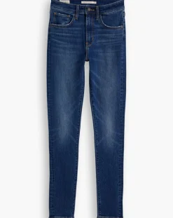 Jean 721 taille haute Skinny bleu foncé-Levi's® Clearance