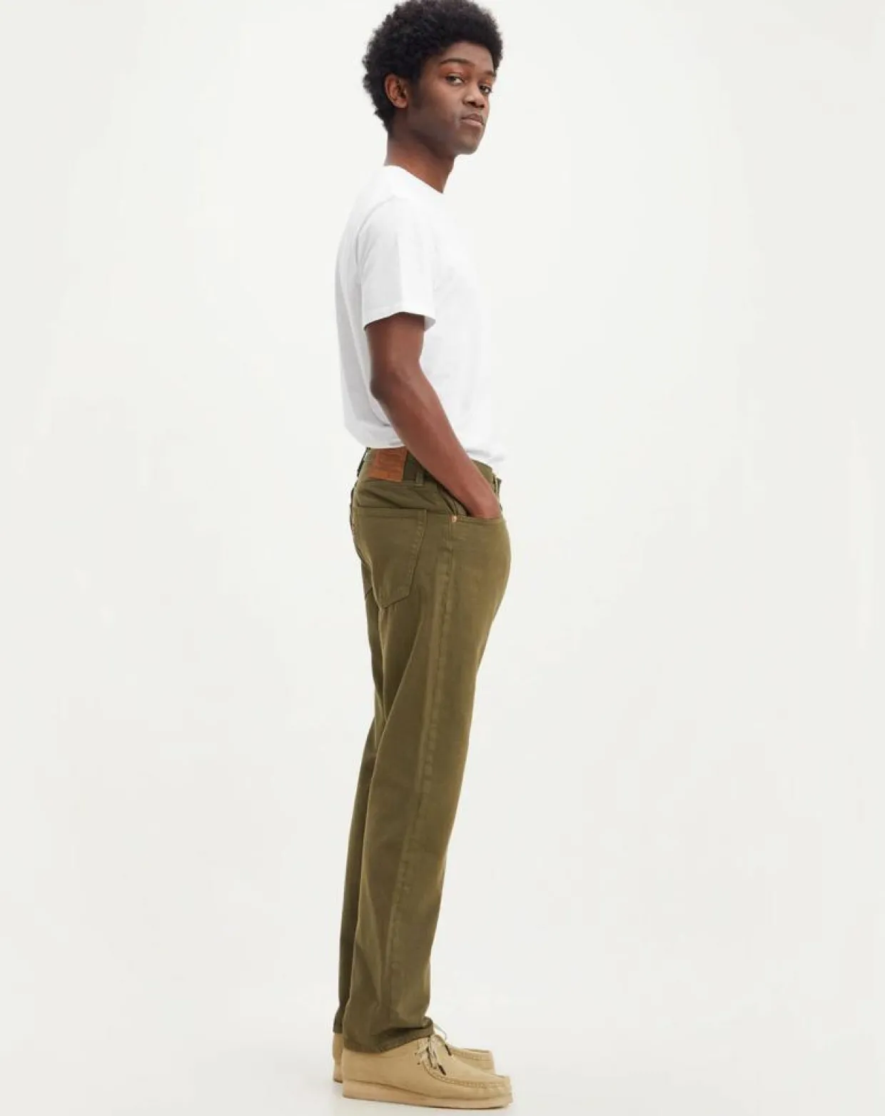 Homme Levi's® Jeans^Jean 551™ Z en Coton & Chanvre Authentic Straight vert kaki