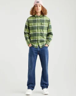 Homme Levi's® Jeans^Jean 551™ Z en Coton & Chanvre Authentic Straight bleu foncé