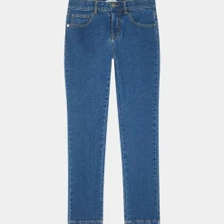 Enfant Galeries Lafayette & Kids Garçon^Jean ajusté en Coton bio Karl stretch bleu