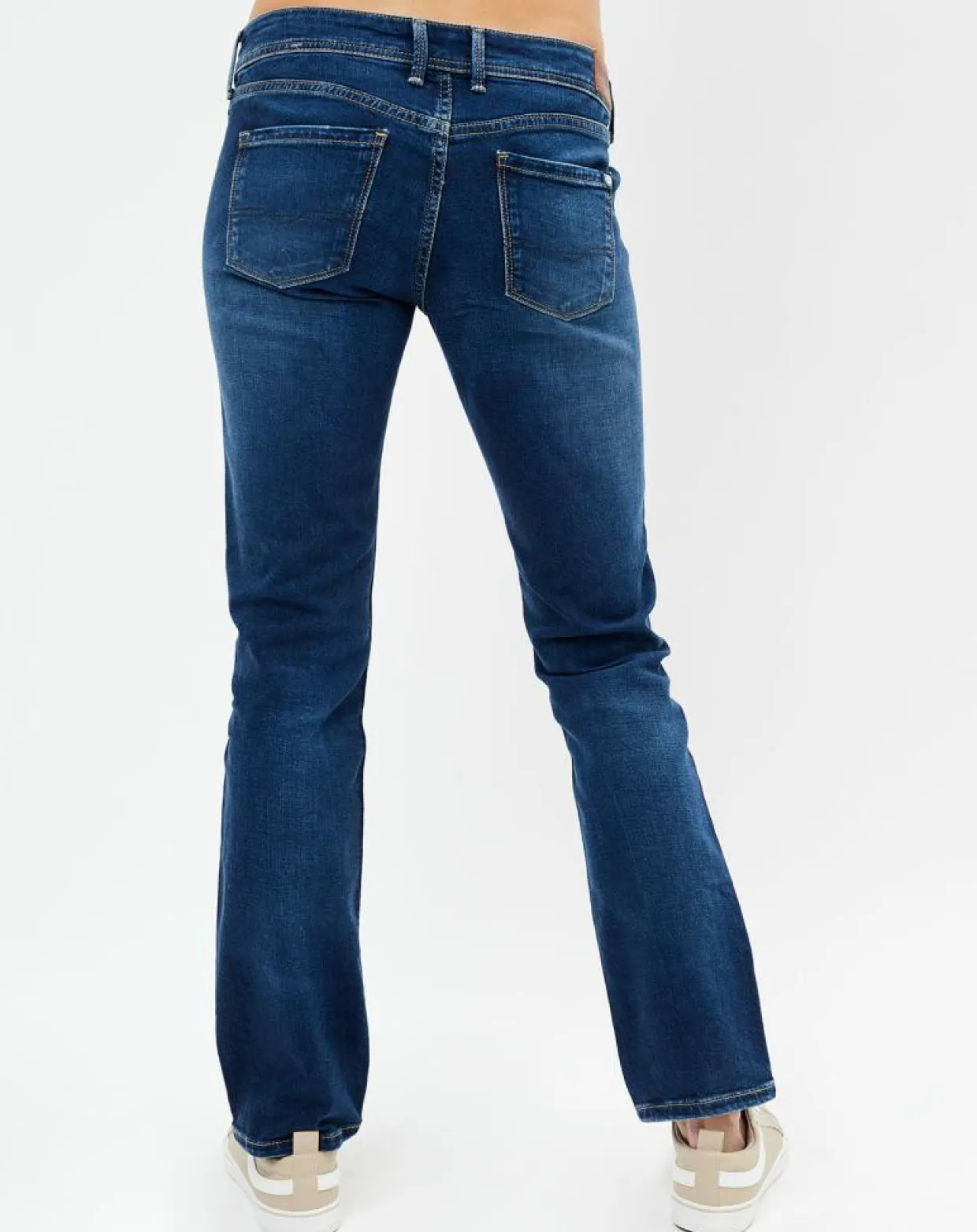 Femme Pepe Jeans Jeans^Jean ajusté Mira Trublu bleu