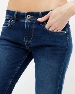 Femme Pepe Jeans Jeans^Jean ajusté Mira Trublu bleu