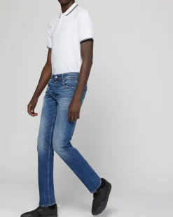 Homme Replay Jeans^Jean ajusté stretch Grover Délavé bleu