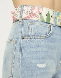 Femme Scotch & Soda Jeans^Jean ample bleu moyen