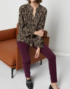 Femme Swildens Jeans^Jean Bijouxc bordeaux