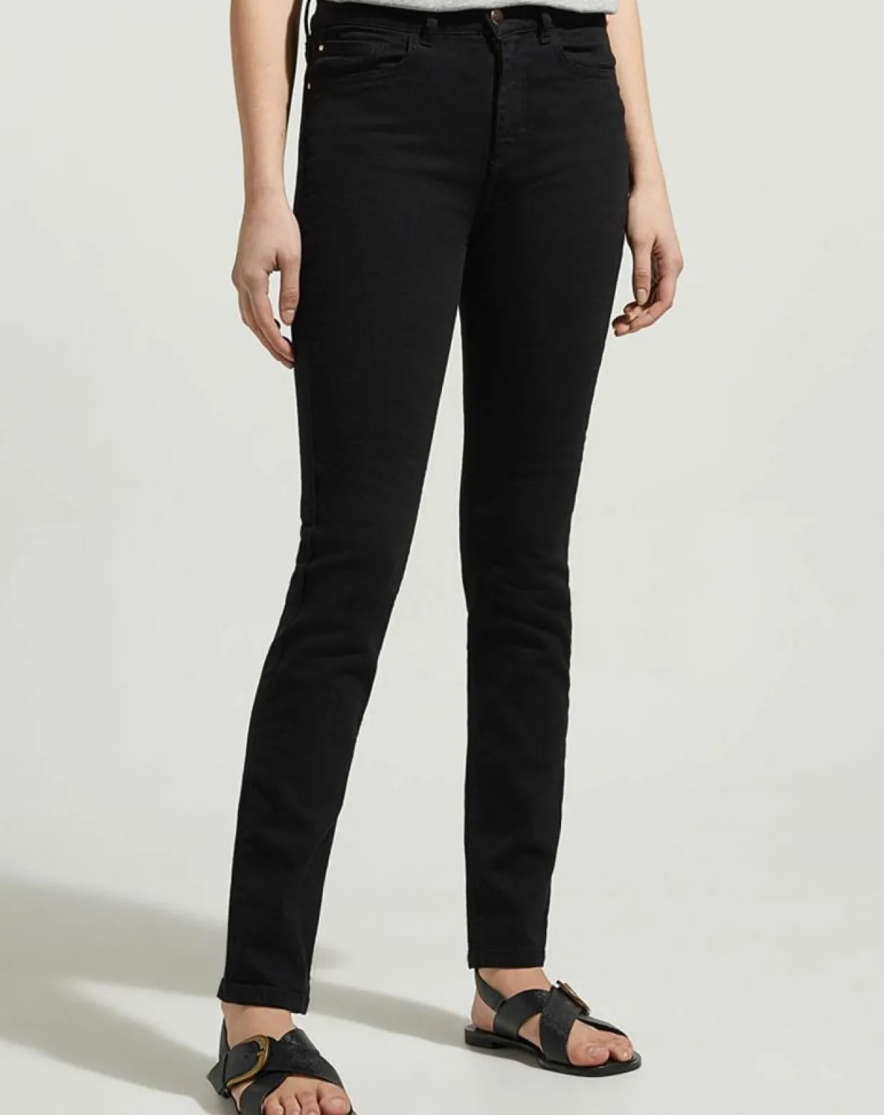Jean Bmock droit brut noir-Jodhpur Discount