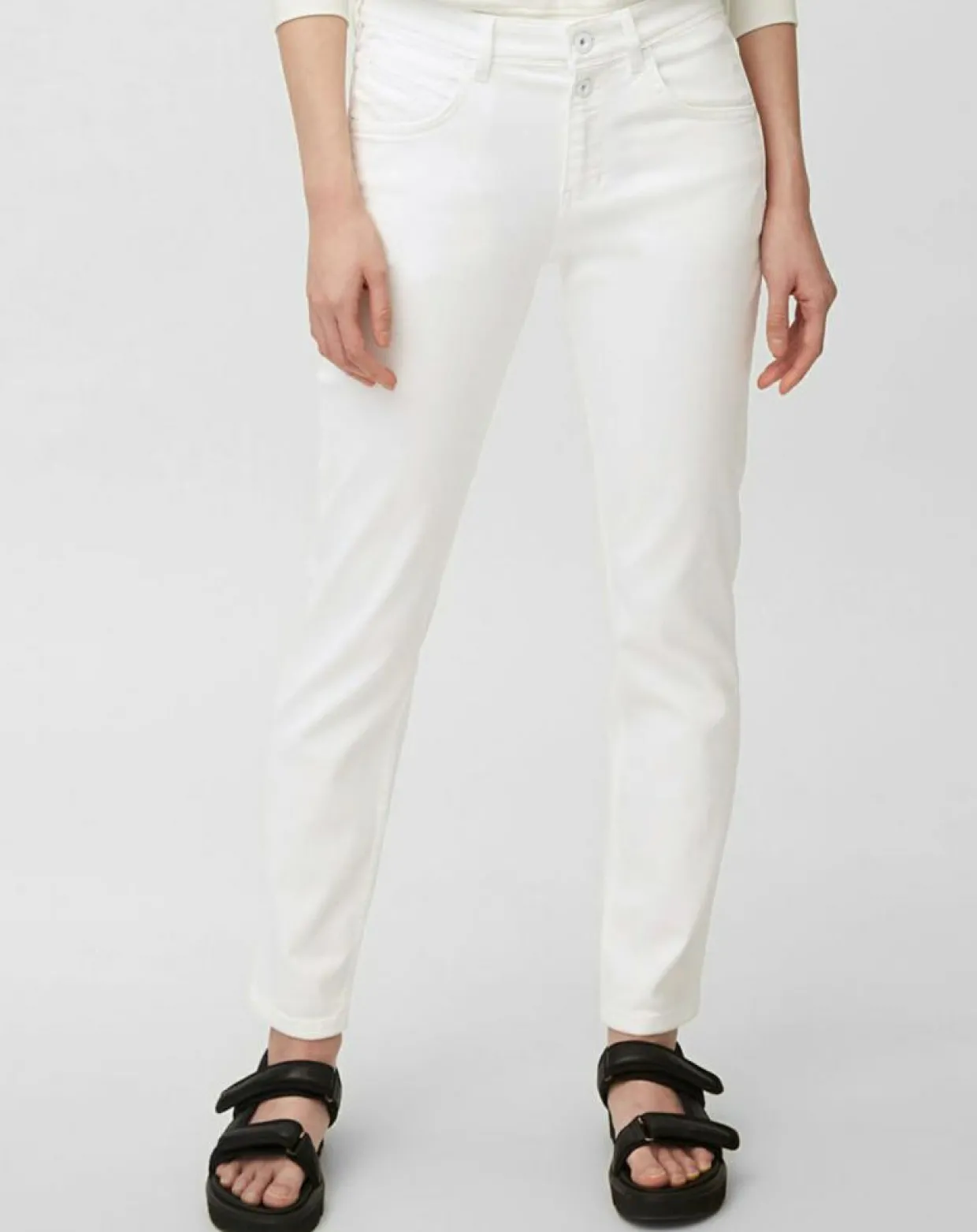 Jean boyfriend blanc-Marc O'Polo Clearance